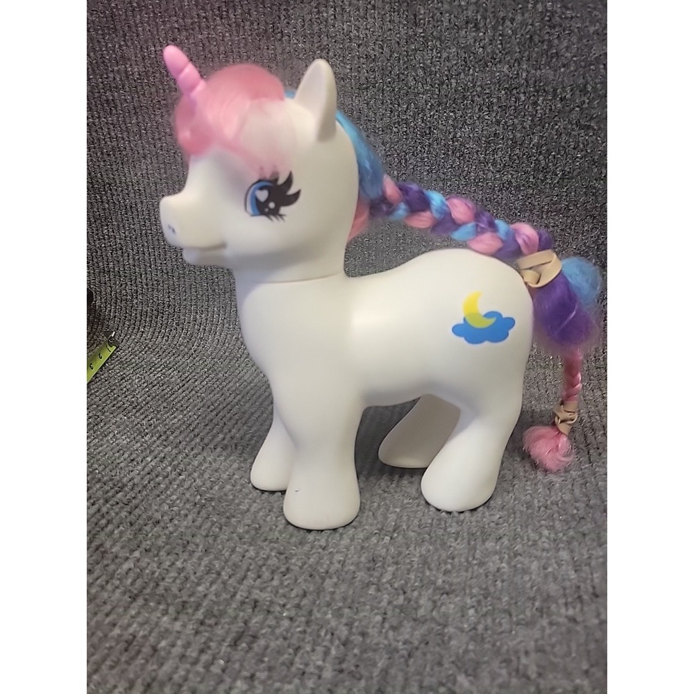 My Little Pony White Unicorn With Rainbow Hair Luna Moon‎ Horse Hasbro